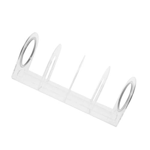 FUNOMOCYA Buchhalter Transparenter Buchständer mit Modernem Design Mehrzweck Organizer für Schreibtisch und Bibliothek für Schüler und Dokumentenablage von FUNOMOCYA