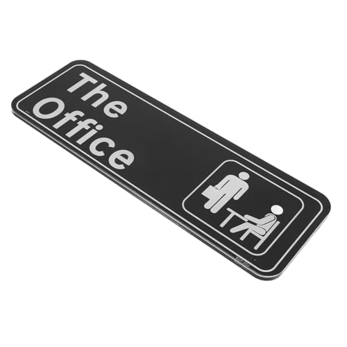 FUNOMOCYA Büroschild aus Acryl Einfache Montage Selbstklebend Kreatives Design für Türen Lesbar Langlebig für Büro von FUNOMOCYA