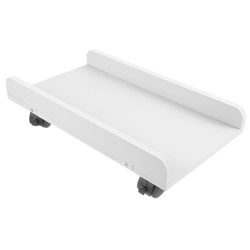 FUNOMOCYA Computer-Host-Halterung Stand Computertisch mit Rädern Einzel Schreibtisch Desktop-PC regalhalterung Computerständer für Desktop-Tower Computerhalter Plastik Weiß FUNOMOCYA Computer-Host-Halterung Stand Computertisch mit Rädern Einzel Schreibtisch Desktop-PC regalhalterung Computerständer für Desktop-Tower Computerhalter Plastik Weiß von FUNOMOCYA