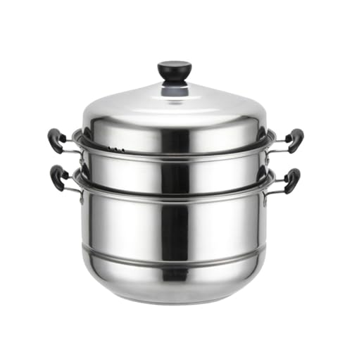 FUNOMOCYA Dampfgarer mit Drei Schichten Multifunktionaler Suppendamp Topf für Induktionsherde und Gasöfen Deckel und Basis FUNOMOCYA Dampfgarer mit Drei Schichten Multifunktionaler Suppendamp Topf für Induktionsherde und Gasöfen Deckel und Basis von FUNOMOCYA