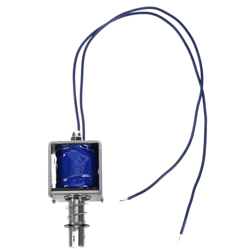 FUNOMOCYA Dc Push pull Elektromagnet Linearer Elektromagnet mit Großem Schub Kraft Offener Rahmen Solenoid Aktuator Geeignet für Automaten Haushaltsgeräte Maschinen und Automatische von FUNOMOCYA