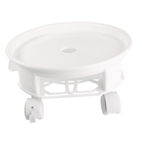 FUNOMOCYA Dicker Runder Pflanzentopf Untersetzer mit Universalrädern Stabiler Blumentopfständer für Balkon Garten und Innenbereich Belastbar und Leicht zu Reinigen Weiß FUNOMOCYA Dicker Runder Pflanzentopf Untersetzer mit Universalrädern Stabiler Blumentopfständer für Balkon Garten und Innenbereich Belastbar und Leicht zu Reinigen Weiß von FUNOMOCYA