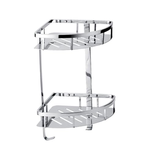 FUNOMOCYA Doppelschicht Eckregal aus Triangular Storage Rack für Badezimmer und Platzsparendes Lagerregal mit Hohem Wasserdurchflussdesign Langlebig und Funktional FUNOMOCYA Doppelschicht Eckregal aus Triangular Storage Rack für Badezimmer und Platzsparendes Lagerregal mit Hohem Wasserdurchflussdesign Langlebig und Funktional von FUNOMOCYA