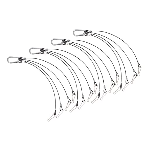 FUNOMOCYA Draht-pflanzenaufhänger Für -wachstumslichter 4er-set 1 5 Mm 400 Mm Hydrokultur-aufhängeset Installieren von FUNOMOCYA