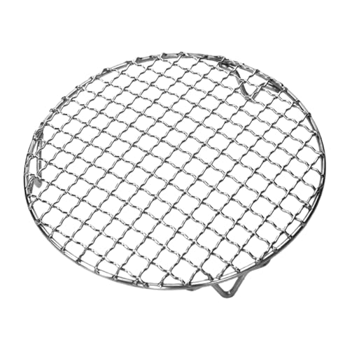 FUNOMOCYA Edelstahl Bbq Grillrost mit Füßen Hitzebeständig Rostfrei Mehrfach Verwendbares Grillgitter für Steak Fisch Gemüse für Outdoor Grillen Picknick und Camping FUNOMOCYA Edelstahl Bbq Grillrost mit Füßen Hitzebeständig Rostfrei Mehrfach Verwendbares Grillgitter für Steak Fisch Gemüse für Outdoor Grillen Picknick und Camping von FUNOMOCYA