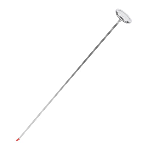 FUNOMOCYA Edelstahl Bodenthermometer Langer Sonde Kompost Gartenthermometer Analog für Garten Pflanzen Temperaturmessung C bis C Robuste Messsonde für Gewächshaus Außenbereich von FUNOMOCYA