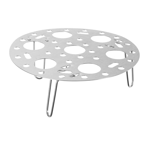 FUNOMOCYA Edelstahl Dampfgarer Einsatz Eierkocher Dämpfeinsatz mit Hohem Fuß Langlebiges Rostfreies Küchenzubehör für Topf Vielseitig Leicht zu Reinigen Sicher und Robust von FUNOMOCYA