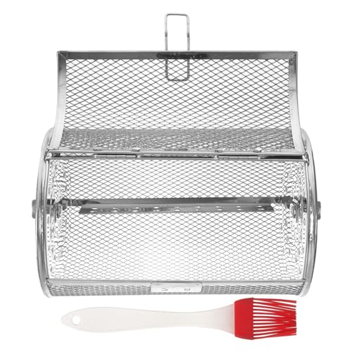 FUNOMOCYA Edelstahl Grillkorb mit Rotation Rostfreier Drehspieß Backofen Zubehör Großer Grillkorb für Nüsse und Fleisch Praktisches Leicht zu Reinigendes Küchen bake tool Zufällige Farbe FUNOMOCYA Edelstahl Grillkorb mit Rotation Rostfreier Drehspieß Backofen Zubehör Großer Grillkorb für Nüsse und Fleisch Praktisches Leicht zu Reinigendes Küchen bake tool Zufällige Farbe von FUNOMOCYA