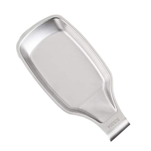 FUNOMOCYA Edelstahl Löffelhalter Tischorganizer Spatel Suppenlöffelständer Küchenutensilienhalter Rostfrei Vielseitig Einsetzbar für Haushalt und Gastronomie von FUNOMOCYA