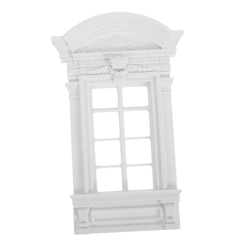 FUNOMOCYA Puppenhausfensterrahmen Miniatur-Fenster Für Puppenhauszimmerzubehör Handgefertigt Europäischer Stil Kunststoff Für Puppenhausdekor Und Bastelbedarf FUNOMOCYA Puppenhausfensterrahmen Miniatur-Fenster Für Puppenhauszimmerzubehör Handgefertigt Europäischer Stil Kunststoff Für Puppenhausdekor Und Bastelbedarf von FUNOMOCYA