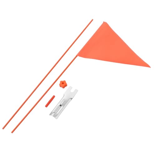 FUNOMOCYA Fahrrad Sicherheitsflagge mit Stange Reflektierende Wimpel für Kinderfahrräder Einfache Erhöhte Sichtbarkeit für Fahrradtouren und FUNOMOCYA Fahrrad Sicherheitsflagge mit Stange Reflektierende Wimpel für Kinderfahrräder Einfache Erhöhte Sichtbarkeit für Fahrradtouren und von FUNOMOCYA
