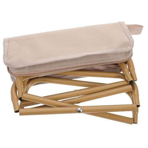 FUNOMOCYA Faltbarer Campinghocker Klappstuhl aus Stahlrohr und Oxford Leichter Outdoor Klapphocker für Angeln Picknick Wandern und Camping Ergonomisch Kompakt Schnell Zusammenklappbar Stabil von FUNOMOCYA