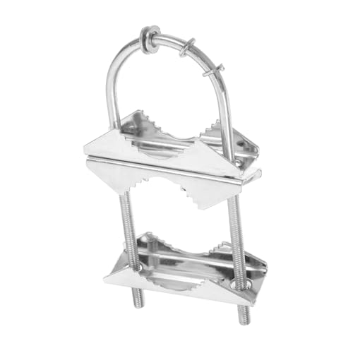 FUNOMOCYA Förmige Mastklemme mit Riffelung Stabile Antennenmasthalterung aus Rostfreiem Vielseitige Außenantenne Befestigungsklammer für Schrauben und Stifte Einfache Installation FUNOMOCYA Förmige Mastklemme mit Riffelung Stabile Antennenmasthalterung aus Rostfreiem Vielseitige Außenantenne Befestigungsklammer für Schrauben und Stifte Einfache Installation von FUNOMOCYA