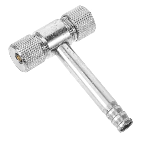 FUNOMOCYA Förmiger Doppelkopf Reifenfülladapter aus Robustem Carbonstahl Luftdichter Schnellkupplungsschlauch für Auto und Motorradreifen Kompakter Mini Aufsatz für Effizientes von FUNOMOCYA