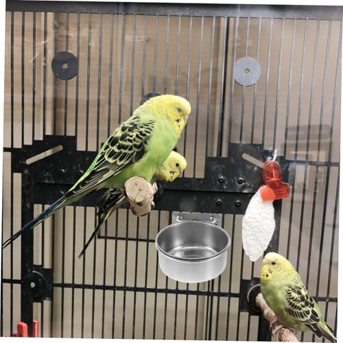FUNOMOCYA Futternapf für Papageien mit Doppel Schraubbefestigung Vielseitiger Futter und Wassernapf für Vogelkäfige Praktische Halterung für Wellensittiche und Cockatiels FUNOMOCYA Futternapf für Papageien mit Doppel Schraubbefestigung Vielseitiger Futter und Wassernapf für Vogelkäfige Praktische Halterung für Wellensittiche und Cockatiels von FUNOMOCYA