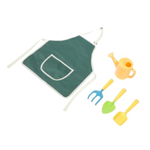 FUNOMOCYA Gartengeräte Teilig mit Mini Schaufel Rechen Gießkanne und Kindgerechtem Apron Leicht Handlich für Gartenpflanzen Topfpflanzen und Bonsai für Junge Mädchen und Gartenanfänger von FUNOMOCYA