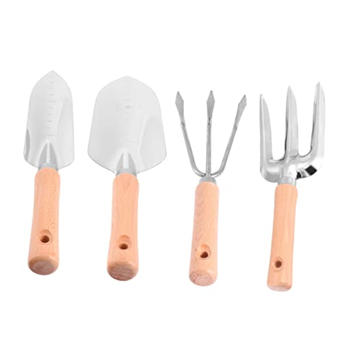 FUNOMOCYA Gartenwerkzeug Set mit Holzgriff Teiliges Set Langlebigem für Pflanzen und Pflegen von Blumen und Gemüse Schaufel Schmale Dreizackschaufel Dreizinkiger Rechen Unkrautstecher FUNOMOCYA Gartenwerkzeug Set mit Holzgriff Teiliges Set Langlebigem für Pflanzen und Pflegen von Blumen und Gemüse Schaufel Schmale Dreizackschaufel Dreizinkiger Rechen Unkrautstecher von FUNOMOCYA