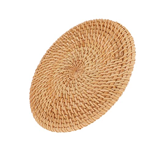 FUNOMOCYA Geschirrunterlage Aus Gewebtem Material Schützendes Tischset Hitzebeständige Unterlage Für Zuhause Runde Tassenunterlage Restaurant-geschirrunterlage FUNOMOCYA Geschirrunterlage Aus Gewebtem Material Schützendes Tischset Hitzebeständige Unterlage Für Zuhause Runde Tassenunterlage Restaurant-geschirrunterlage von FUNOMOCYA