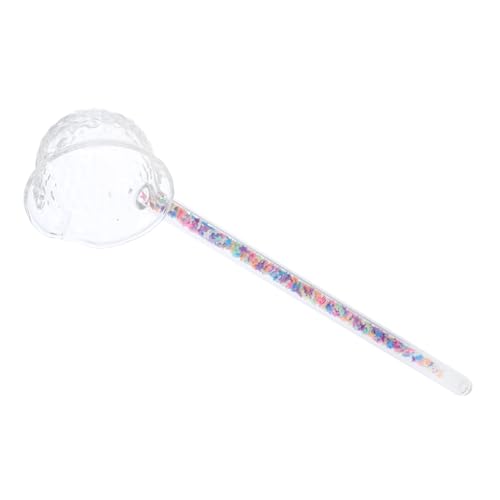 FUNOMOCYA Glaslöffel Teelöffel Löffel Zum Servieren Von Tee Löffel Behandeln Geformt Löffel Servieren Aufsehen Glaskelle Handgehaltener Suppenlöffel Tee-servierkelle Schöpflöffel von FUNOMOCYA