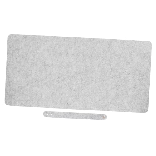 FUNOMOCYA Große Rutschfeste Filz Schreibtischunterlage Vielseitige Tischmatte für Büro Esszimmer und Schützende Weiche Filzauflage mit Stabiler Anti rutsch basis in Hellgrau FUNOMOCYA Große Rutschfeste Filz Schreibtischunterlage Vielseitige Tischmatte für Büro Esszimmer und Schützende Weiche Filzauflage mit Stabiler Anti rutsch basis in Hellgrau von FUNOMOCYA