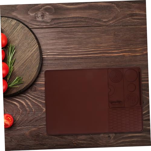 FUNOMOCYA Silikon-kaffeematte Abnehmbar Für Espressomaschine Rutschfeste Unterlage Zum Abtrocknen Von Geschirr Und Schutz Der Küchenarbeitsplatte Vor Heißen Gegenständen Und FUNOMOCYA Silikon-kaffeematte Abnehmbar Für Espressomaschine Rutschfeste Unterlage Zum Abtrocknen Von Geschirr Und Schutz Der Küchenarbeitsplatte Vor Heißen Gegenständen Und von FUNOMOCYA