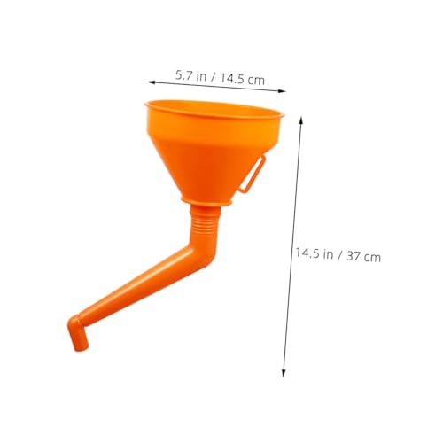 FUNOMOCYA Großer Dicker Kunststoff öltrichter mit Breitem Mund Abgewinkelt für Benzin Motoröl und Kühlmittel Langlebig Auslaufsicher für Auto Motorrad tankfüllung FUNOMOCYA Großer Dicker Kunststoff öltrichter mit Breitem Mund Abgewinkelt für Benzin Motoröl und Kühlmittel Langlebig Auslaufsicher für Auto Motorrad tankfüllung von FUNOMOCYA