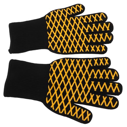 FUNOMOCYA Hitzebeständige Silikon Grillhandschuhe und Rutschfeste Ofenhandschuhe mit Fingern Hitzeschützende Küchenhandschuhe für Backen Grillen Bbq Camping Ofen und Feuerstelle FUNOMOCYA Hitzebeständige Silikon Grillhandschuhe und Rutschfeste Ofenhandschuhe mit Fingern Hitzeschützende Küchenhandschuhe für Backen Grillen Bbq Camping Ofen und Feuerstelle von FUNOMOCYA