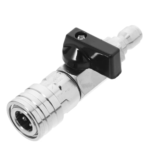 FUNOMOCYA Hochdruckreiniger-Set Mit 1/4 Schnellanschluss-kugelhahn Für Autowaschanlagen Und Terrassenreinigung Aus Robustem Edelstahl Mit Wasserdurchflusskontrolle von FUNOMOCYA