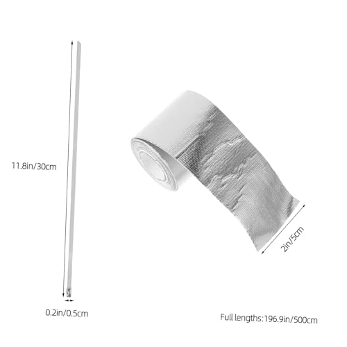 FUNOMOCYA Hochtemperaturbeständiges Aluminiumfolie fasertuch Hitzeschutzband mit Selbstklebender Wärmedämmung Hitzebeständig Wasserfest Inklusive Edelstahl kabelbindern für Auspuff und FUNOMOCYA Hochtemperaturbeständiges Aluminiumfolie fasertuch Hitzeschutzband mit Selbstklebender Wärmedämmung Hitzebeständig Wasserfest Inklusive Edelstahl kabelbindern für Auspuff und von FUNOMOCYA