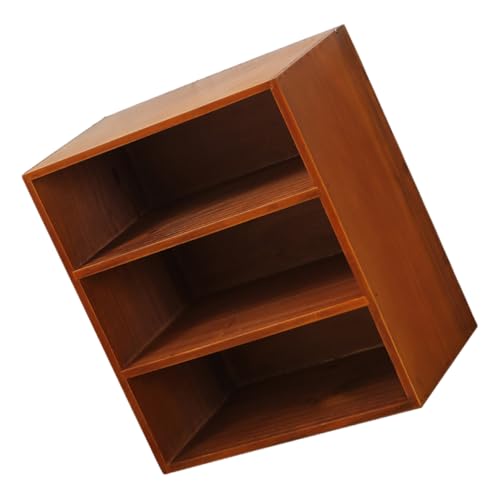 FUNOMOCYA Holz Organizer mit DREI Multifunktionales Bücherregal und Tassenhalter für Schreibtisch Wohnzimmer oder Schlafzimmer Praktische und Elegante Aufbewahrungslösung FUNOMOCYA Holz Organizer mit DREI Multifunktionales Bücherregal und Tassenhalter für Schreibtisch Wohnzimmer oder Schlafzimmer Praktische und Elegante Aufbewahrungslösung von FUNOMOCYA