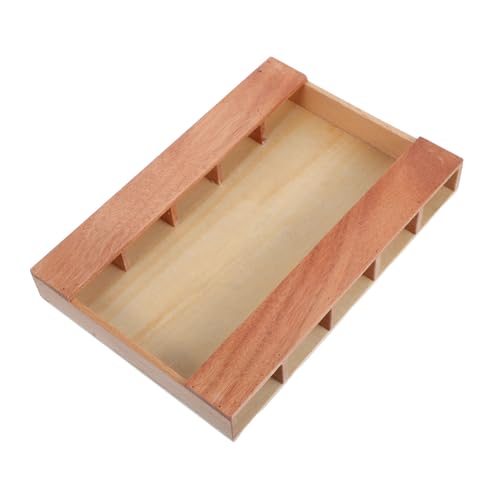 FUNOMOCYA Holz-strohhalmhalter mit Starkem Doppelseitigem Klebeband Kompakter Mehrfächeriger Organizer für Schrank und Küchenarbeitsplatte Platzsparender Strohhalm-aufbewahrungsständer für von FUNOMOCYA