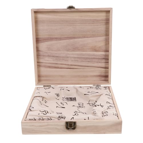 FUNOMOCYA Holz teegeschenkbox für Pu erh teekuchen Stabile Naturholz aufbewahrungsbox mit Feiner Politur Flip deckel design Praktische Verpackung Umweltfreundlich und Edel für von FUNOMOCYA