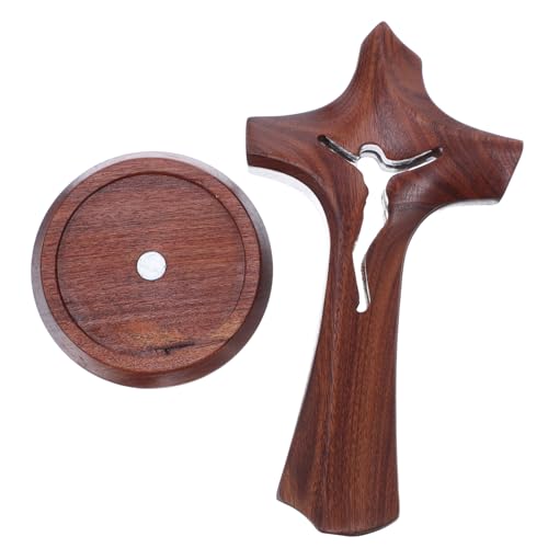 FUNOMOCYA Holzkreuz Tischdekoration Multifunktionale Kreuzdekoration Für Zuhause Taufen Und Kommunion Kunstvolle Details Als Geschenk Für Religiöse Anlässe FUNOMOCYA Holzkreuz Tischdekoration Multifunktionale Kreuzdekoration Für Zuhause Taufen Und Kommunion Kunstvolle Details Als Geschenk Für Religiöse Anlässe von FUNOMOCYA