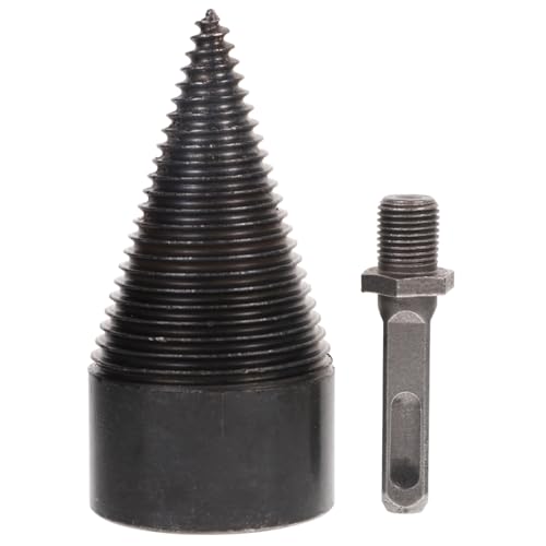 FUNOMOCYA Holzspalter Bohrer Holzspaltkegel Splitter Holzspaltbohrer mit Sechskantigem Schaft für Elektrowerkzeuge Effizientes Spalten von Brennholz und Anzündholz FUNOMOCYA Holzspalter Bohrer Holzspaltkegel Splitter Holzspaltbohrer mit Sechskantigem Schaft für Elektrowerkzeuge Effizientes Spalten von Brennholz und Anzündholz von FUNOMOCYA