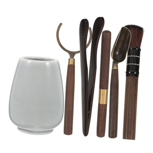 FUNOMOCYA Keramik Teezeremonie Set Teiligem Kung Fu Tee Utensilien Langlebiger Praktischer Tee Accessoire Flaschenhalter für Teezeremonie und Teeliebhaber FUNOMOCYA Keramik Teezeremonie Set Teiligem Kung Fu Tee Utensilien Langlebiger Praktischer Tee Accessoire Flaschenhalter für Teezeremonie und Teeliebhaber von FUNOMOCYA