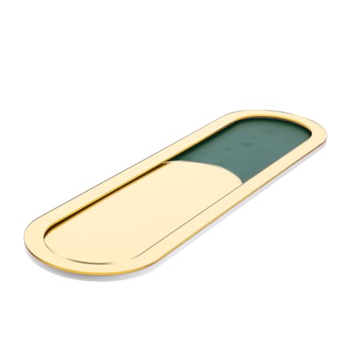 FUNOMOCYA Konferenzraum Schiebetür Schild aus Acryl Langlebiges Privacy Zeichen Selbstklebend Einfache Anbringung ohne Bohren Büro und Home Meeting Zustandsanzeige Oval Goldfarben von FUNOMOCYA