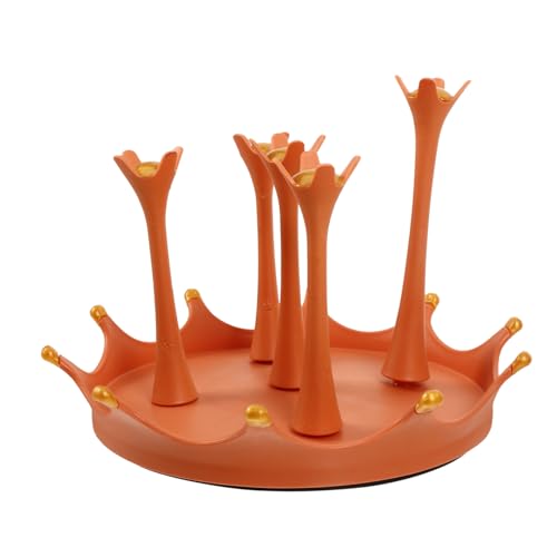 FUNOMOCYA Küchenbecher Abtropfgestell Drehbarer Becherhalter für Gläser Robustes und Design für Optimale Organisation Ihrer Trinkgefäße von FUNOMOCYA
