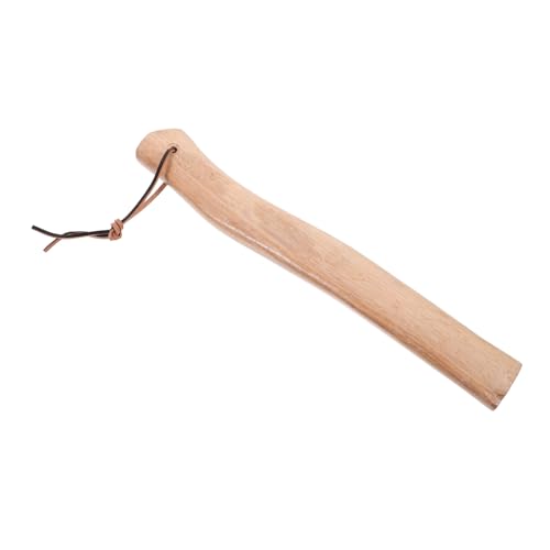 FUNOMOCYA Kurzgriff Axtstiel aus Hartholz Ergonomisch rutschfest Langlebig Ersatzgriff für Beil und Hacke Camping Garten und Outdoor Holzgriff Handwerkzeug von FUNOMOCYA