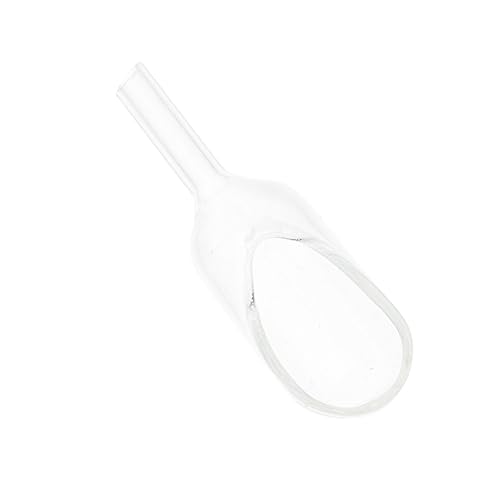 FUNOMOCYA Labor-wiegeschaufel Rund Wiegeschiffchen Trichter 30 X 85 Mm Lebensmittelechtes Glas Säure- Und Alkoholbeständig Leicht Zu Reinigen von FUNOMOCYA