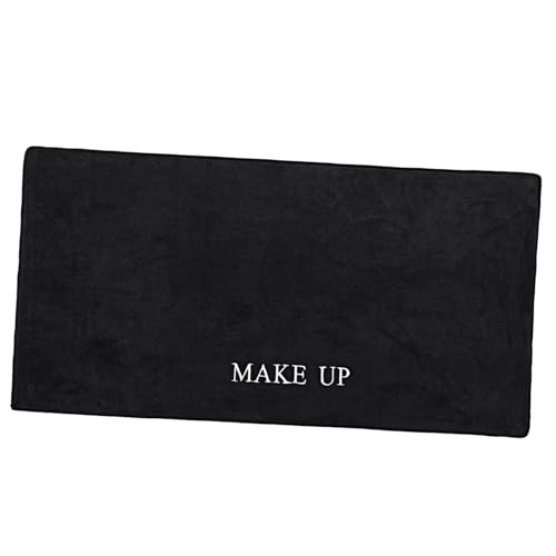 FUNOMOCYA Makeup Matte für Schminktisch Schwarz Rutschfeste Kratzschützende Vanity Tischunterlage Pflegeleicht Vielseitig für Schlafzimmer und Haushalt Geeignet von FUNOMOCYA