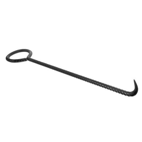 FUNOMOCYA Manhole Cover Lifting Hook Stahl Manhole Lifter Für Sand und Feuerdeckel Multifunktionaler Zug und Hebehaken Für Schachtdeckel Öffnung und Ladungziehen von FUNOMOCYA