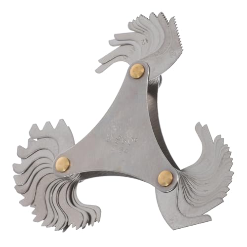 FUNOMOCYA Messlehre Gewindesteigungsskala Gewindesteigungsmessschieber Gewindelehrenschablone Metrische Gewindelehre Schraubengewindelehre Bolzengewindelehre Schraubenlehre Silberner FUNOMOCYA Messlehre Gewindesteigungsskala Gewindesteigungsmessschieber Gewindelehrenschablone Metrische Gewindelehre Schraubengewindelehre Bolzengewindelehre Schraubenlehre Silberner von FUNOMOCYA