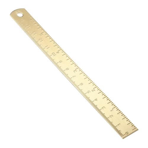FUNOMOCYA Messwerkzeug aus Messing Multifunktionales Zeichentool für Erwachsene für Architektur Design und Mathematik Handlich und Leicht für Büro und Schule von FUNOMOCYA