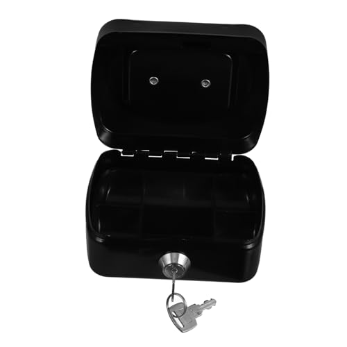 FUNOMOCYA Metall-geldkassette Mit Schlüssel Und Fächern Abschließbar Tragbar Aus Robustem Stahl Und Kunststoff Kleiner Geldtresor Für Bargeld Und Münzen Sicherer Behälter Für Zuhause FUNOMOCYA Metall-geldkassette Mit Schlüssel Und Fächern Abschließbar Tragbar Aus Robustem Stahl Und Kunststoff Kleiner Geldtresor Für Bargeld Und Münzen Sicherer Behälter Für Zuhause von FUNOMOCYA