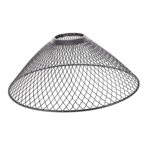 FUNOMOCYA Metall lampenschirm Hängelampe Retro Netz Design Vintage Pendelleuchte Lampenschirm für Tischlampe Wohnraum Restaurant Dekoration Einfacher Austausch und Installation von FUNOMOCYA