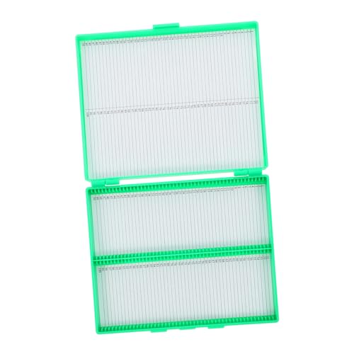 FUNOMOCYA Mikroskop objektträger Aufbewahrungsbox mit Deckel Fächer für Glas slides Stapelbar Langlebig und Platzsparend für Labor und Pathologie Vielseitiger Organizer von FUNOMOCYA