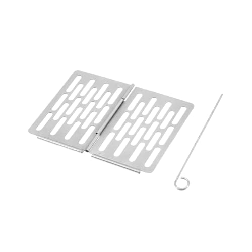 FUNOMOCYA Mini Faltbarer Grillrost aus Edelstahl Tragbarer Holzkohlegrill für Outdoor Camping und Picknick Praktisch Leicht zu Montieren Langlebig und Vielseitig für Vielseitiges Grillen von FUNOMOCYA
