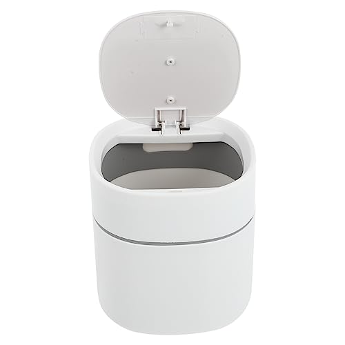 FUNOMOCYA Mini Mülleimer mit Deckel für Schreibtisch Kompakter Abfallbehälter aus Robustem für Küchenabfälle und Platzsparend und Vielseitig Einsetzbar FUNOMOCYA Mini Mülleimer mit Deckel für Schreibtisch Kompakter Abfallbehälter aus Robustem für Küchenabfälle und Platzsparend und Vielseitig Einsetzbar von FUNOMOCYA