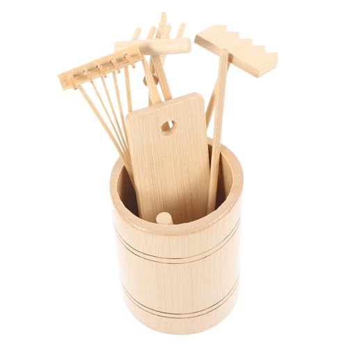FUNOMOCYA 1satz Zen Garten Set Teiliges Set Mit Miniatur-rechen Für Sandkasten Und Zen-garten Für Meditation Und Kreative Landschaftsgestaltung Leicht Und Kompakt Inklusive Praktischem von FUNOMOCYA