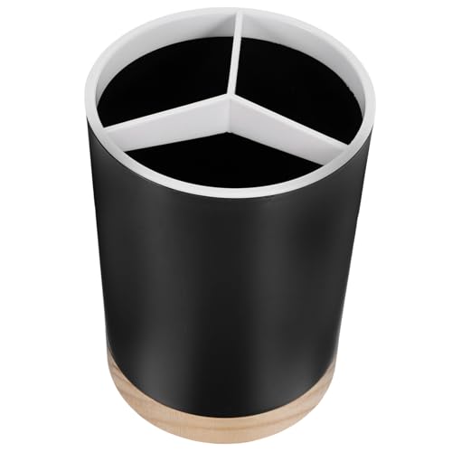 FUNOMOCYA Moderner Essstäbchenhalter Für Die Küche Schwarz Aufbewahrung Von Utensilien Geschirr-organizer Abtropfen Lassen Von Essstäbchen Topf Kompakter Besteckhalter von FUNOMOCYA